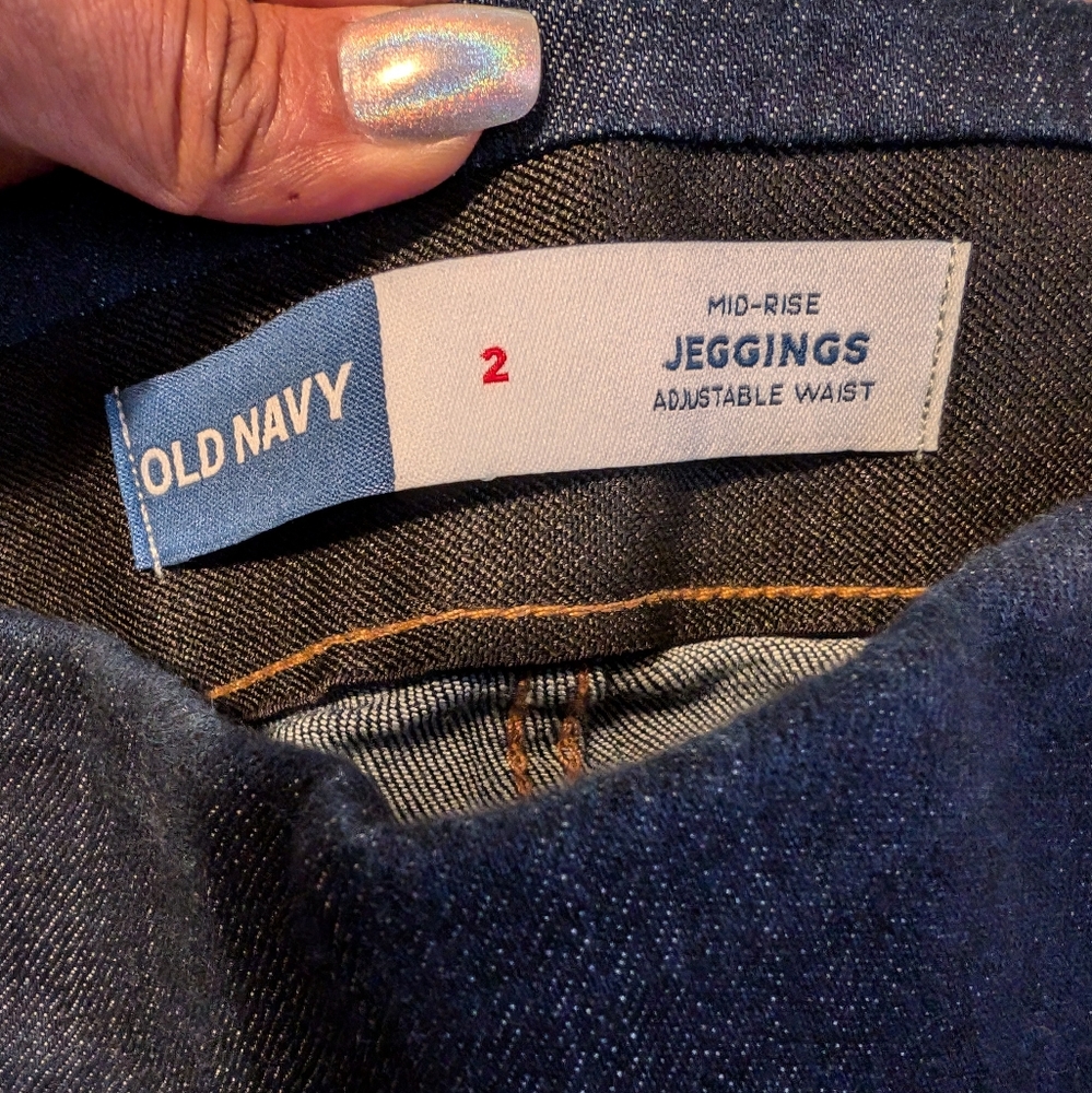 Women's Size 2 Mid Rise Jeggings - Picture 2 of 4